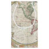 旧世界地図 スモールペーパーバッグ (裏面)