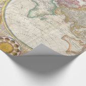 旧世界地図 ラッピングペーパー (角)