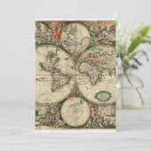 旧世界地図 招待状 (スタンド正面)