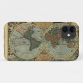 旧世界地図iPhoneケース Case-Mate iPhoneケース (裏面(横))