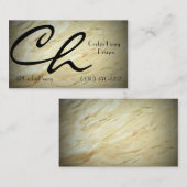 旧世界大理石の名刺 名刺 (正面/裏面)