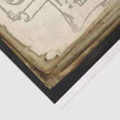 旧世界父クリスマスと楽譜のデコページ 薄葉紙 (詳細)