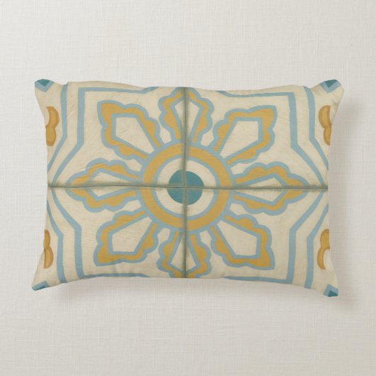 旧世界装飾瓦模様 アクセントクッション (裏面)