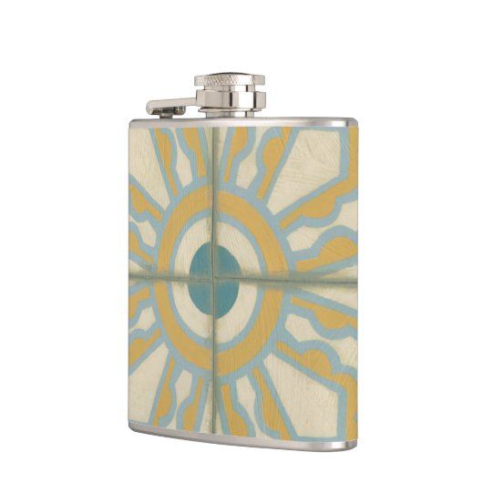 旧世界装飾瓦模様 フラスク (左)