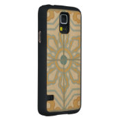 旧世界装飾瓦模様 CarvedメープルGalaxy S5スリムケース (右)
