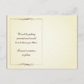 旧世界赤と白のワイングラスのテーブル番号カード 案内ポストカード (裏面)