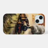 旧制列車 iPhone 15ケース (裏面横)