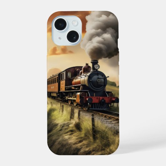 旧制列車 iPhone 15ケース (裏面)
