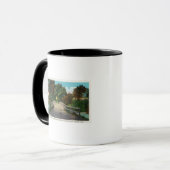 旧北橋のミニッツマン像のビュー# 2 マグカップ (正面左)