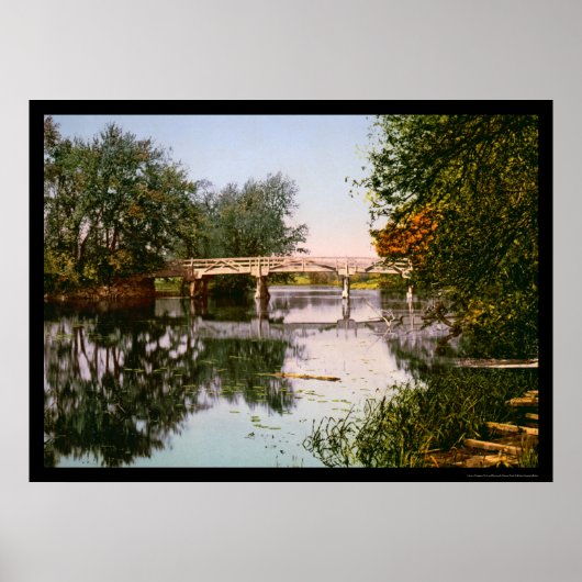 旧北橋コンコード、MA 1900 ポスター (正面)