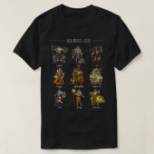 旧北欧神話の神々北欧スカンジナビアのバイキン Tシャツ (デザイン正面)