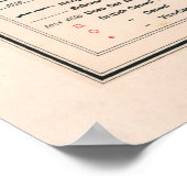 旧南アメリカ商船輸送ルートマップ ポスター (角)