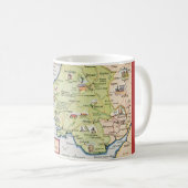 旧南ウェールズ地図 コーヒーマグカップ (正面右)