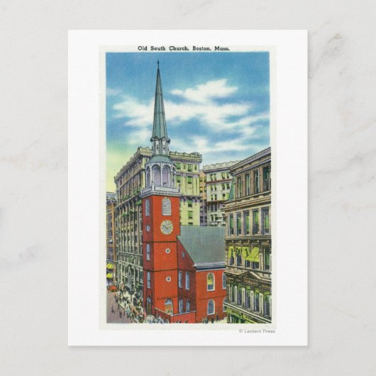 旧南教会の外観 ポストカード (正面)