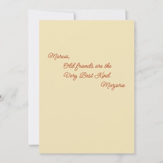 旧友だちグリーティングカード サンキューカード (裏面)