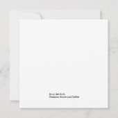 旧友のメッセージカードを大事にして下さい ノートカード (裏面)