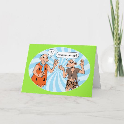 旧友の思い出の誕生日 カード (正面)