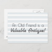 旧友は貴重なアンティーク! ポストカード (正面/裏面)