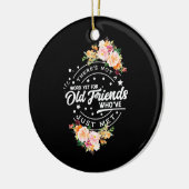 旧友への言葉 セラミックオーナメント (左)