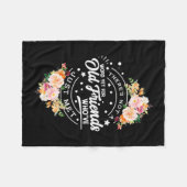 旧友への言葉 フリースブランケット (正面(横))