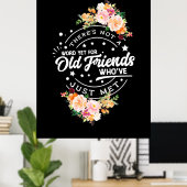 旧友への言葉 ポスター (ホームオフィス)