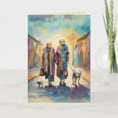 旧友最高の達グリーティングカード サンキューカード (正面)