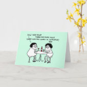 旧友 カード (黄色い花)