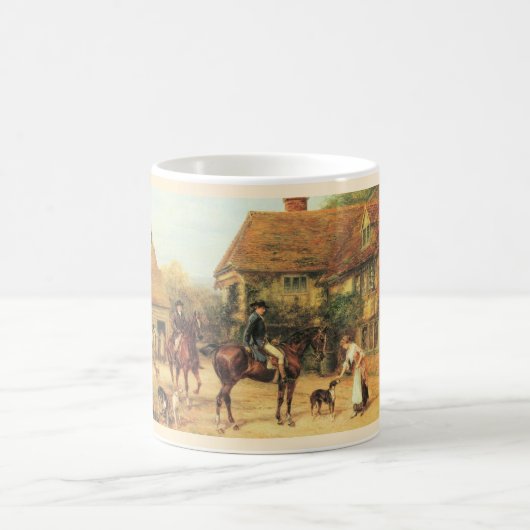 旧国情景 コーヒーマグカップ (中央)