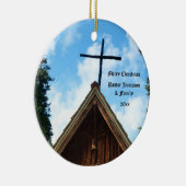 旧国教会、牧師または司祭のクリスマス セラミックオーナメント (右)