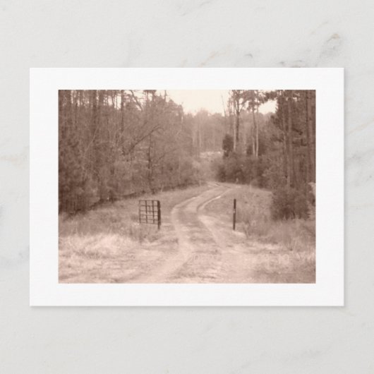 旧国道葉書 ポストカード (正面)