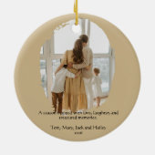 旧地図クリスマスツリー セラミックオーナメント (裏面)