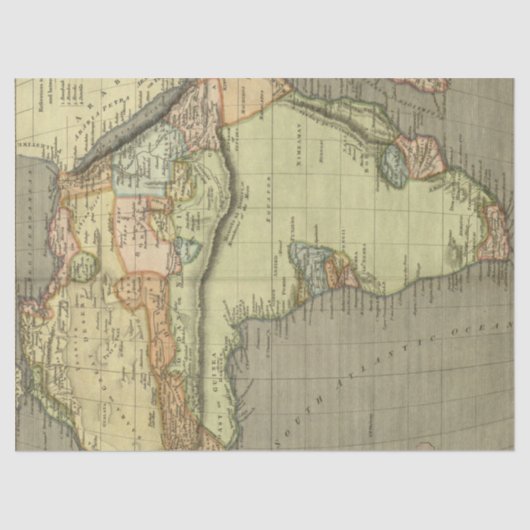 旧地図シリーズ1デザイン13 薄葉紙 (正面)