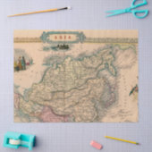 旧地図シリーズ1デザイン1 薄葉紙 (クラフト)