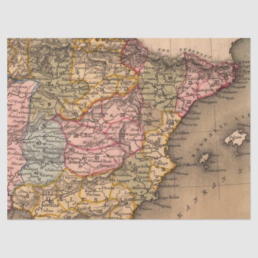 旧地図シリーズ1デザイン4 薄葉紙 (正面)