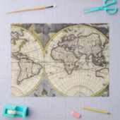 旧地図シリーズ1デザイン5 薄葉紙 (クラフト)