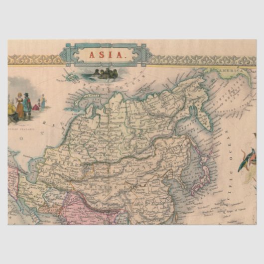 旧地図シリーズ1 デザイン1 薄葉紙 (正面)