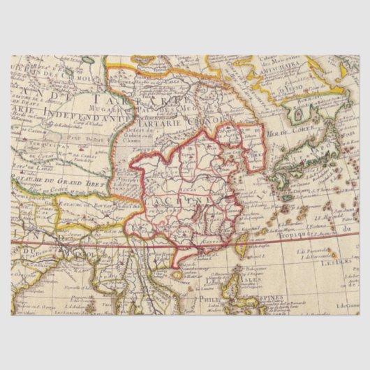 旧地図シリーズ1 デザイン3 薄葉紙 (正面)