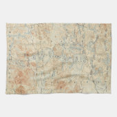 旧地形図から上部サラナク湖詳細 キッチンタオル (横)