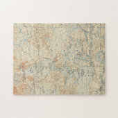 旧地形図から上部サラナク湖詳細 ジグソーパズル (横)