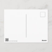 旧地形図から上部サラナク湖詳細 ポストカード (裏面)