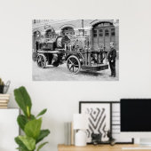 旧型ドイツ消防車、1900年代初頭 ポスター (ホームオフィス)
