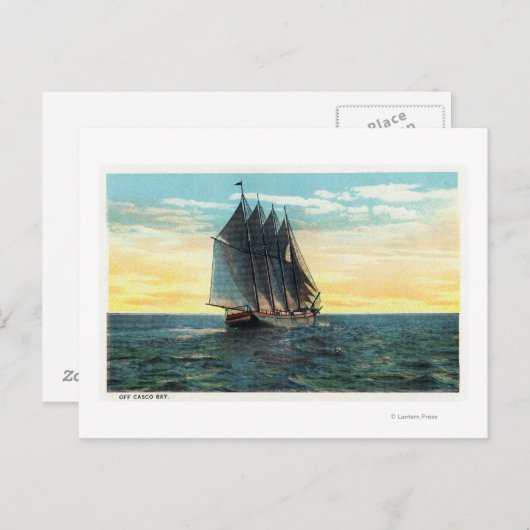 旧城フランスのの眺め3カ国の国旗 ポストカード (正面/裏面)