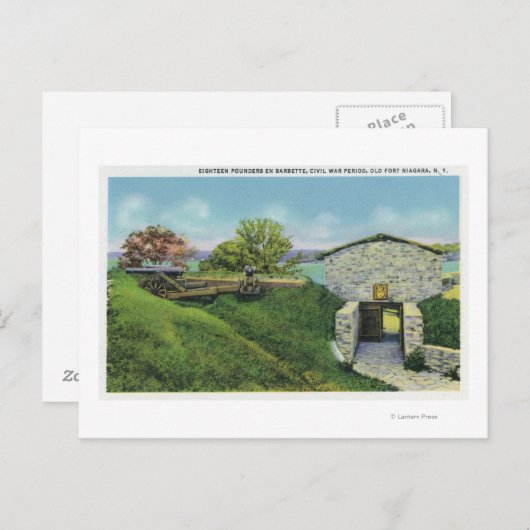 旧城下宿舎のフランスの見解 ポストカード (正面/裏面)