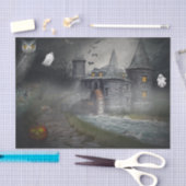 旧城不気味でのハロウィーン 薄葉紙 (クラフト)