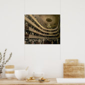 旧城劇場の講堂， 1888 ポスター (キッチン)