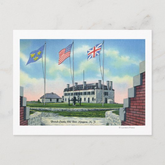 旧城総督室フランスの ポストカード (正面)