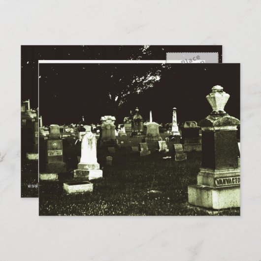 旧墓地(2) ポストカード (正面/裏面)