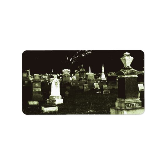 旧墓地(2) ラベル (正面)