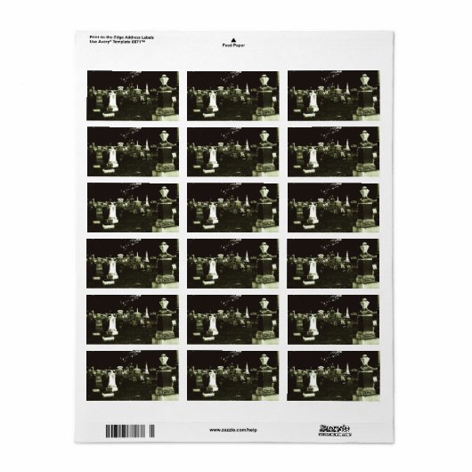 旧墓地(2) ラベル (フルシート)