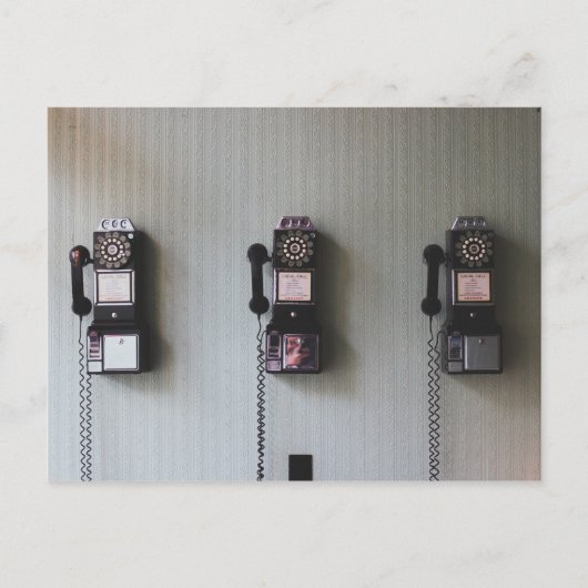 旧壁電話 ポストカード (正面)